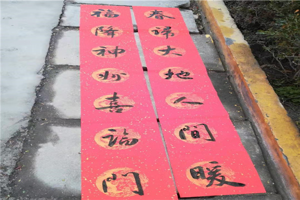 喜迎新春送春联 丹青翰墨尽芬芳 ——江南网页版开展“书法艺术进校园”活动
